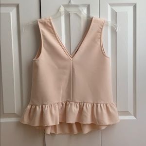 ASOS Fringe Peplum Top